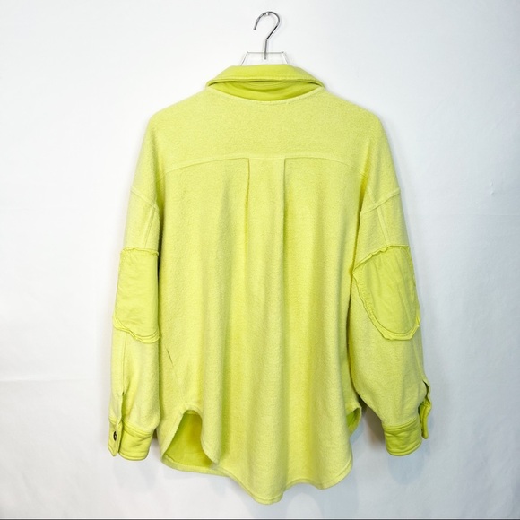 Free people ruby yellow oversized jacket S - Picture 3 of 8